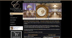 Desktop Screenshot of elegancebydesign.ca